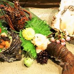 KAKIYA シェル＆シュリンプ - お造り３種盛　コレで１人分！！