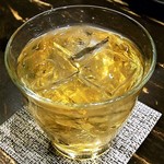 KAKIYA シェル＆シュリンプ - 杏露酒　ソーダ割り　￥４８０