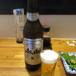 Shinobu - 瓶ビール(アサヒ大瓶)