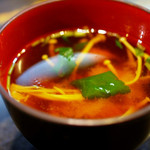 大衆料理　川治 - なめこの味噌汁