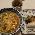 由布院 玉の湯 - 雑炊と香の物