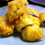 大衆料理　川治 - 鱧の梅肉揚げ