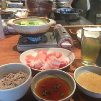 しゃぶしゃぶ KINTAN 代官山本店 - いつもの豚しゃぶセット千円