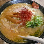 麺や 晴れる家 - 味噌(750円+大盛り100円)