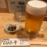 のもまい亭 - 生ビール&お通し