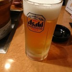 錦城苑 - 生ビール(大)