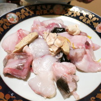 五鐵 夢境庵 - あんこう　正肉　皮　卵巣　アンキモ　胃袋　エラ