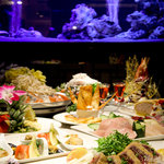 絆 - ★熱帯魚を眺めながらのdinner★当店chefが腕を振るうオリジナルcuisineは正に贅の極み。