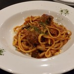 ピッツェリア バール ナポリ - 2017/3/12 トロトロ牛ホホ肉とキノコのボロネーゼ