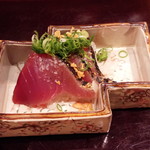 日本料理 百屋 - 初かつおの藁焼き