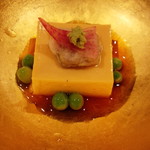 日本料理 百屋 - 蛤の玉子豆腐