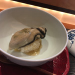 一心鮨 光洋 - 新作  牡蠣の蒸し寿司