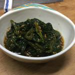 ○家 - ほうれん草ごま和え