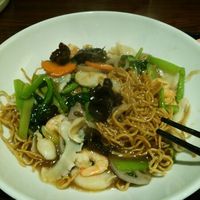 海皇 大阪堂島店 - ランチ･海鮮あんかけ焼きそばセット 1000円 2015年12月