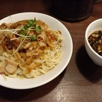 魁 肉盛りつけ麺 六代目 けいすけ - 肉盛りつけ麺(17-04)