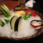 美食 米門 - バーニャカウダ(1500円)