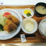 Shokujidokoro toukaidou - (一例)季節の定食・カキフライ定食(850円 8%込)