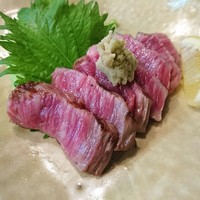 ステーキハウス キッチンリボン - まさにとろけちゃう松阪牛のたたき♪