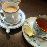ステーキハウス キッチンリボン - 食後のコーヒーとお紅茶！