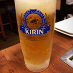 お好み焼き居酒屋こむぎ - 生ビール