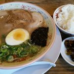 久留米とんこつラーメン 松山分校 - 分校ラーメンとごはん小８３０円《2017年4月》