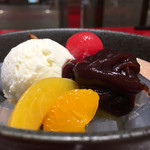 イッピン カフェ - クリームあんみつ 2016/05/11