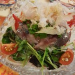 和食レストランとんでん - いわしのｵﾆｵﾝｻﾗﾀﾞ380円（税別）