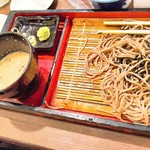 吹上庵 - くるみ小板そば。食べかけでごめんなさい。