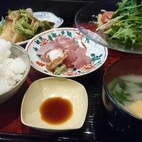 高麗橋桜花 - Bランチ
                ハタの照り焼き風 