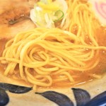 麺場いさの - 麺（大盛）