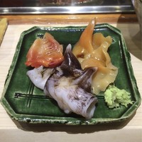 鮨 なかがわ - 赤貝 + 鳥貝 + 青柳