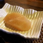 楽蔵ぴあの - ケーキセットについていたりんご煮