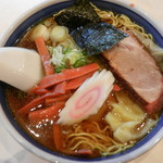 蓬来軒 - ワンタン麺　850円