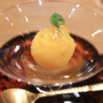 祇園 にし - 水物　デコポンシャーベット　貴腐ワインジュレ