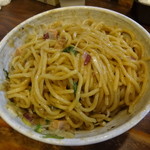 麺屋いちびり - 混ぜ々完了