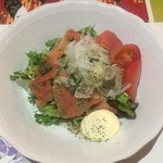 レストランLaLa - サーモンマリネサラダ♪