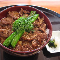 日本料理「弁慶」 - 八代産生姜風味の馬肉丼