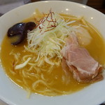 麺屋 一翔 - 鶏豚湯味噌味玉