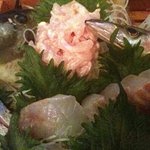 まるう商店 - 横浜漁酒場まるう商店●どっさり盛り・ウマヅラ、カマス0121