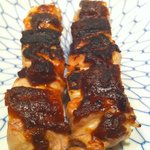 やきとりまるま - ねぎま（味噌）　90円×2