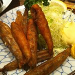 やきとりまるま - メヒカリの唐揚げ　399円