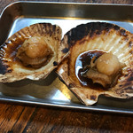 岩山海 - ホタテ焼き