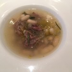 円山バル・クロ - 牛テールと白インゲン豆のスープ