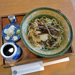 蕎麦 つづら - わらびおろしのぶっかけ蕎麦