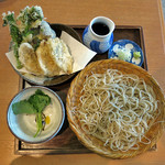 蕎麦 つづら - 桜鯛の天せいろ