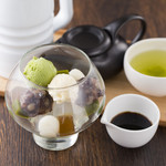 Anmitsu (black honey / white honey / matcha / hojicha)