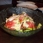 Shundokoro Tsurunoya - トマトとガリのサラダ