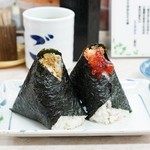 ぼんご - 料理写真:すじこ+しゃけ、じゃこ生七味+おかか
