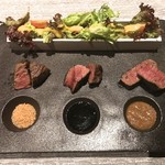 HOSHINOYA - 牛フィレ肉のステーキ バリ風コンディメント添え