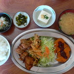 おふくろの味 みむろ - 再訪しました。今回はサービスセットを頂きました。